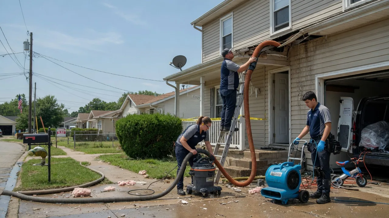 Water Damage Restoration in Mt Zion, IL near me